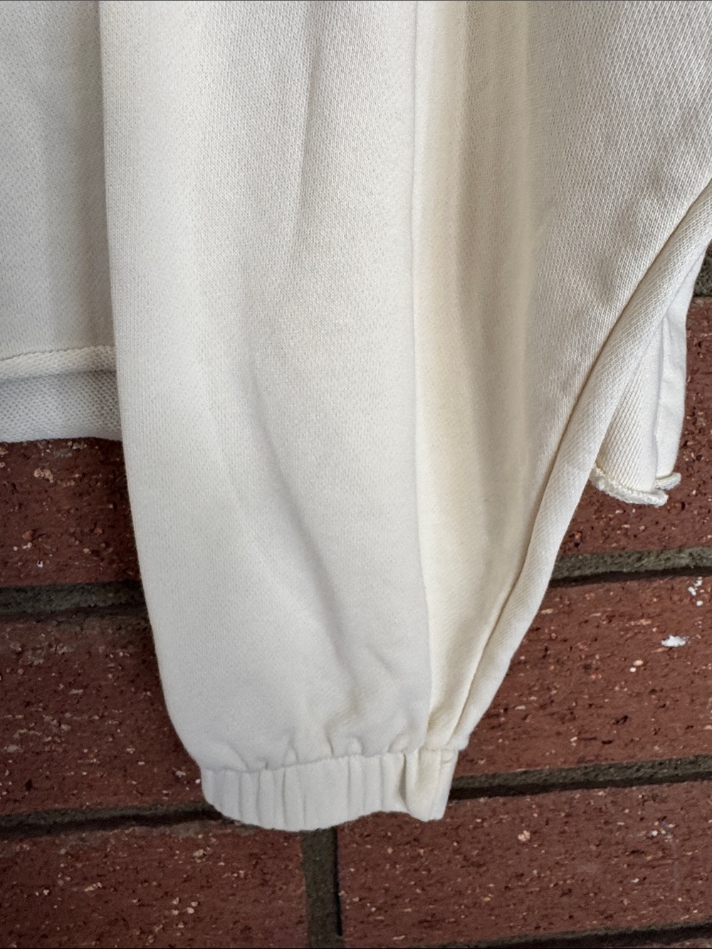 Nike Cream Crewneck Sweatshirt with Subtle Reflective Swoosh Circle - Picture 4 of 7